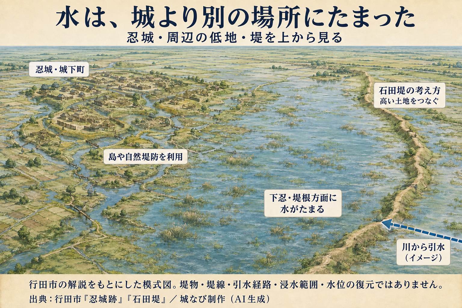 水攻めされたのに落ちなかった？忍城が「浮き城」と呼ばれる理由 | 城なび